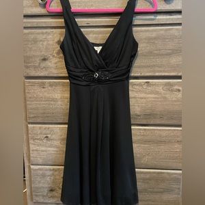 Womens En Focus Petite Black Dress size 4